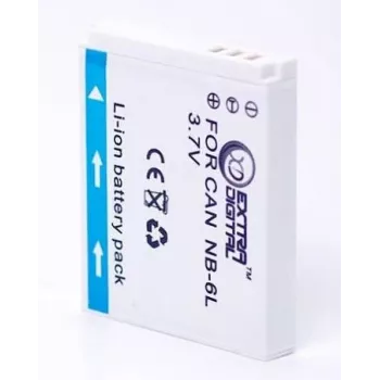 Akupank Extra Digital NB-6L 3,7 V 1200 mAh ühilduvatele Canoni seadmetele