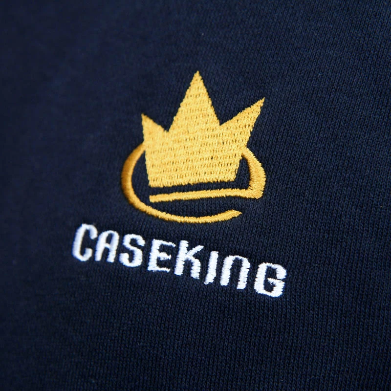 Caseking kapuutsiga lukuga dressipluus tumesinine suurus S