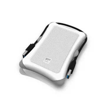 Väline kõvaketas Silicon Power Armor A30 2TB 2.5 tolli USB 3.2 Gen 1, valge, löögikindel, 256‑bitine AES