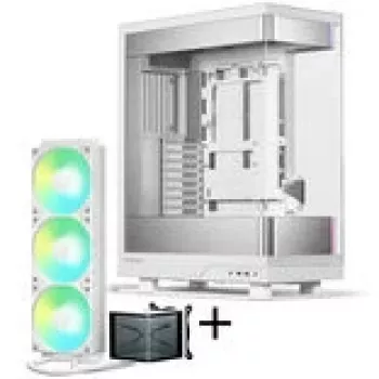 PHANTEKS Evolv X2 + TRYX PANORAMA SE ARGB Complete Liquid Cooling - Valge, 360mm