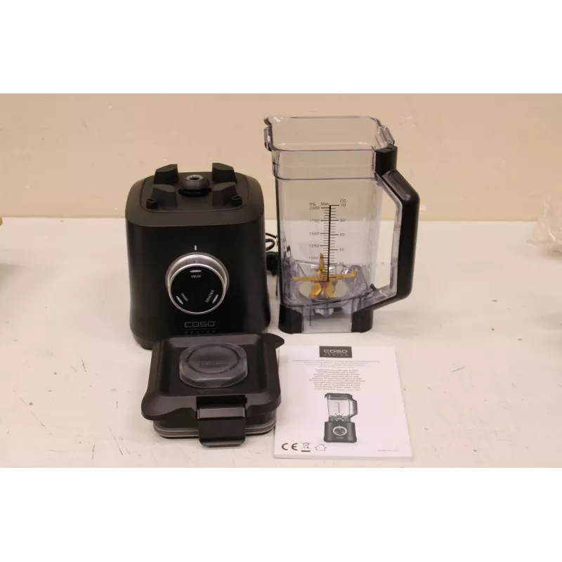 MÜÜK LÕPPENUD. Caso B 2000 Power Blender, võimsus 2000 W, must | Caso Power Blender | B 2000 | Lauaseade | 2000 W | Purk materjal Tritan | Purgi maht 2 L | Jää purustamine | Must | KAHJUSTATUD