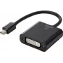 Renkforce RF-4769258 DisplayPort / DVI adapter [1x Mini-DisplayPorti pistik - 1x DVI-pesa 24+5 kontaktiga] must PVC ümbris 15.00 cm (RF-4769258)