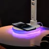 Lauaamp Hawk HW-LAMP03 Valge RGB — reguleeritav LED-lauaamp RGB-valgustusega