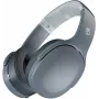 Kõrvaklapid Skullcandy Crusher Evo — juhtmega ja Bluetooth, hall, 40 h taasesitus, USB-C, AUX, kokkupandavad