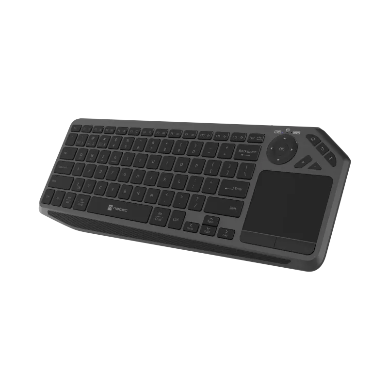 Natec Turbot 2 | Klaviatuur | Juhtmevaba | US | Bluetooth | Must/Hall