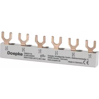DOEPKE Busbar 3ph. EV-SG3.6.120 Gabelschuh 120A,6 TE EV-SG3.6.120 (09920118)