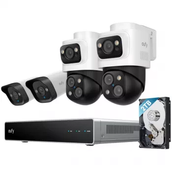 EUFY NVR turvasüsteem S4 Bullet-PTZ+ Bullet Cam (E8E00323)