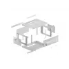 Rackkapp LANBERG WF01-6404-23S 19 tolli 4U hall perforeeritud ustega