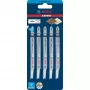 Bosch 2 608 900 551 pusle/figuursae/kolbsae tera Pusletera Kõrge süsinikusisaldusega teras (HCS) 5 tk