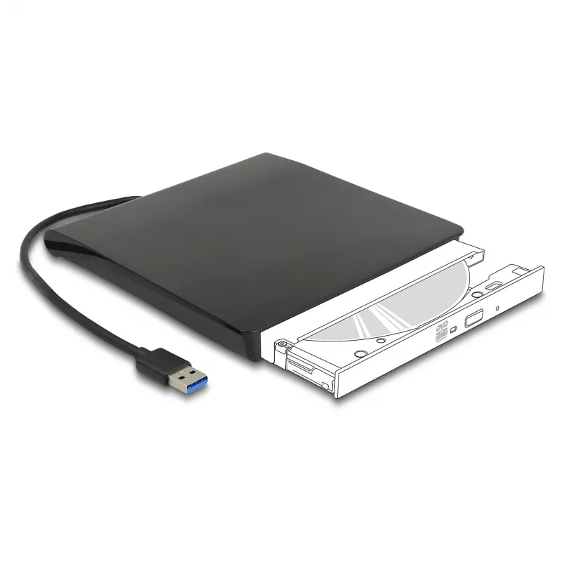 HDD enclosure DeLOCK 42636 Must 5.25 inch Micro SATA 5 Gbit/s