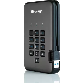 iStorage diskAshur PRO2 diskAshur PRO² SSD 2TB | Turvaline kaasaskantav pooljuhtketas | FIPS 140-2 tase 2, NCSC CPA, NLNCSA BSPA ja NATO piiratud | AES-XTS 256-bitine riistvaraline krüpteerimine | PIN-koodiga kaitstud | OS-ist ja platvormist sõltumatu | GDPR, TAA nõuetele vastav | Kaitse jõurünnete eest | Tolmu- ja veekindel