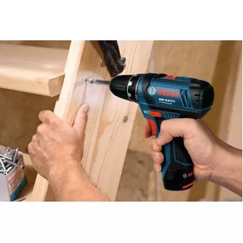 Bosch GSR 10,8-2-LI Professional Keyless Must, Blue, Red