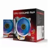 Õhkjahuti Gembird CPU-HURACAN-ARGB-X130 12 cm must valge