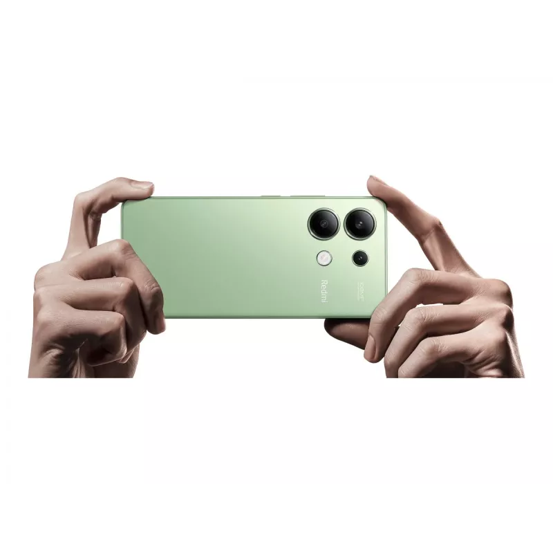 Xiaomi Redmi Note 13 6GB+128GB Mint Green 16,94cm (6,67) AMOLED-ekraan, MIUI 14, põhineb Android 13-l, 108MP kolmikkaamera