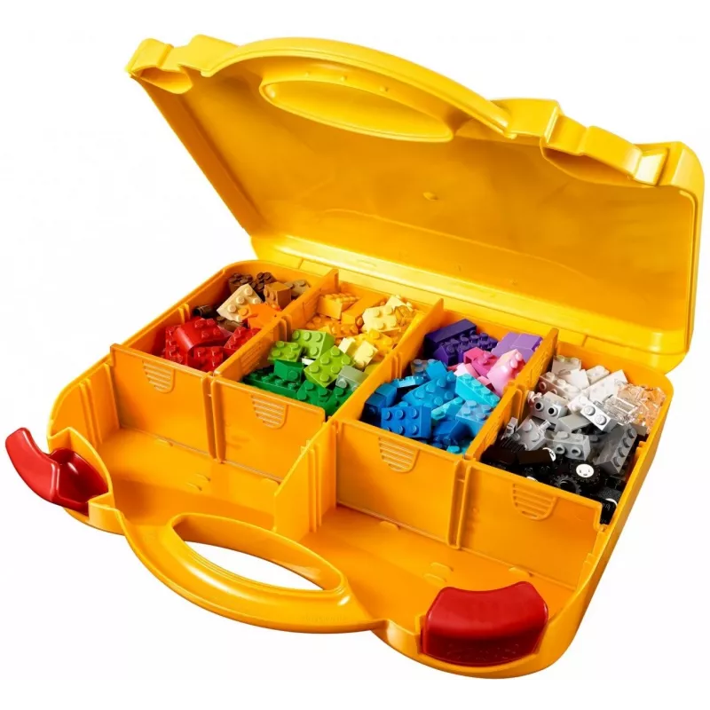 LEGO 10713 Classic Creative Suitcase mänguasjade hoiukohver lõbusate värviliste ehitusklotsidega, kingitus 4+ aastastele lastele, poistele ja tüdrukutele