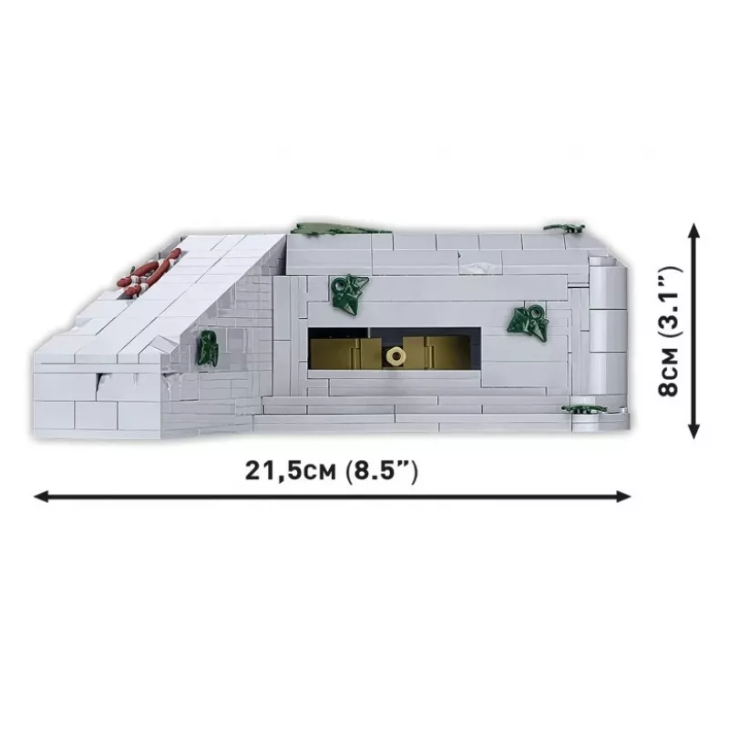 Ehituskomplekt Cobi Saksa punker Regelbau 667/642 mudel COBI-3136 – detailne telliskomplekt