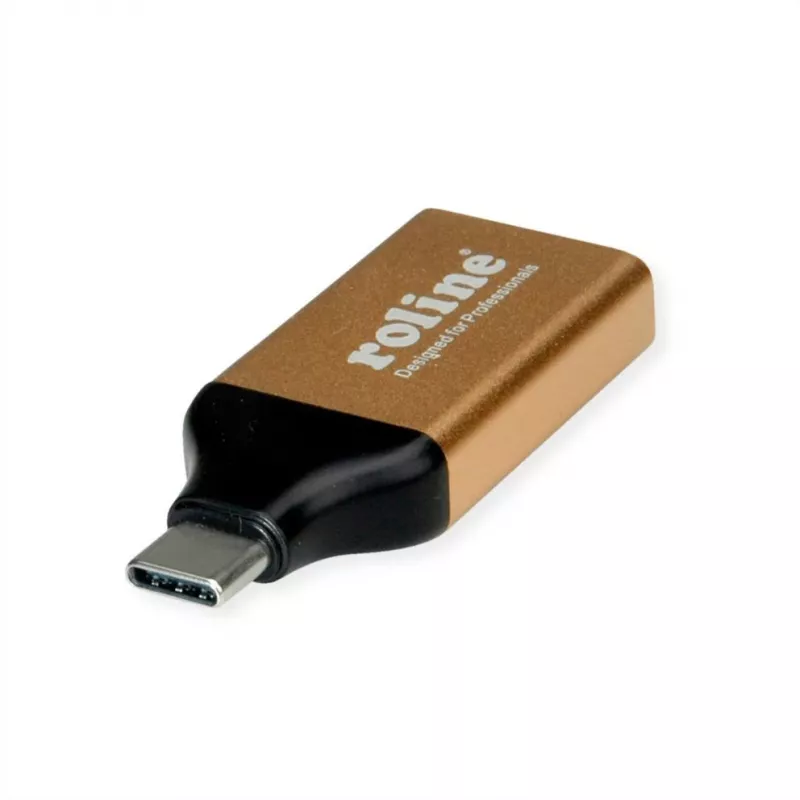 ROLINE 12.03.3232 USB-graafikaadapter 4096 x 2560 pikslit Kuldne (12.03.3232)
