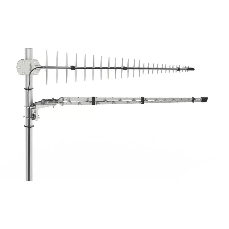 Poynting Antennas LTE/GSM Mast A-LPDA-0092 Hõbedane SMA (M) LoRa Helium 11dbi Yagi/Mast SMA -M 7m kaabel