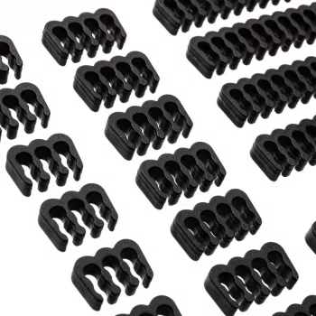 Akasa kaablisoomuse komplekt - 3 mm must kaabliklamber (Ak-MX293)