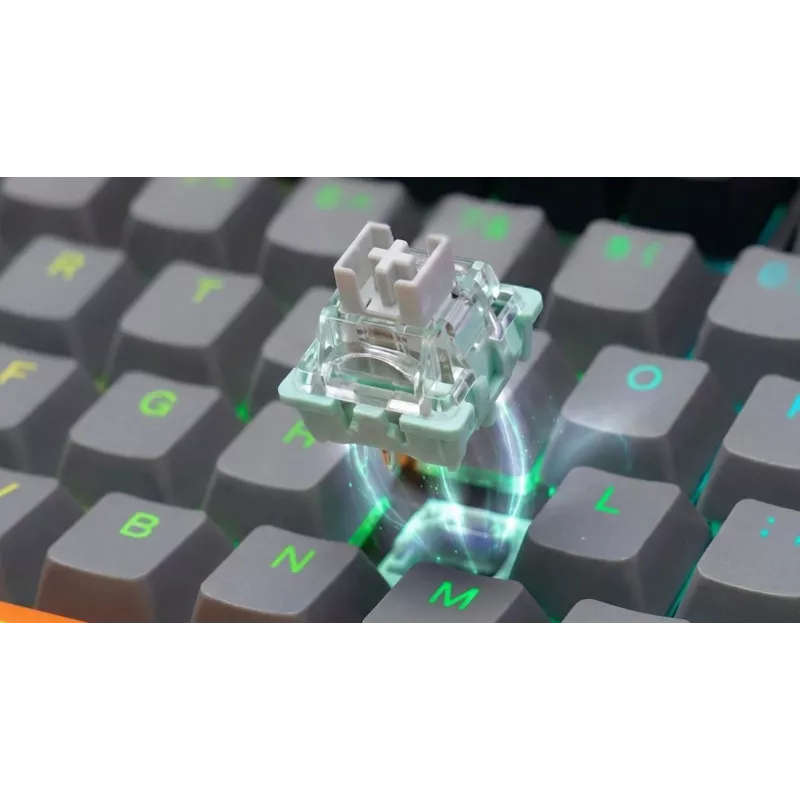 Savio ASTRAL WHITE JADE 3 VÄRVI klaviatuur Gaming USB QWERTY US International