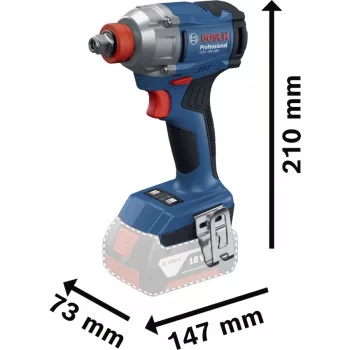 Löökmutrikeeraja Bosch GDX 18V-285 solo C — 18V juhtmeta, 285 Nm pöördemoment