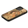 Man and Wood telefonikohver iPhone 12 mini jaoks – Zodiac seeria, must