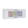 Klaviatuur White Shark RONIN Valge USB QWERTY 68 klahvi LED