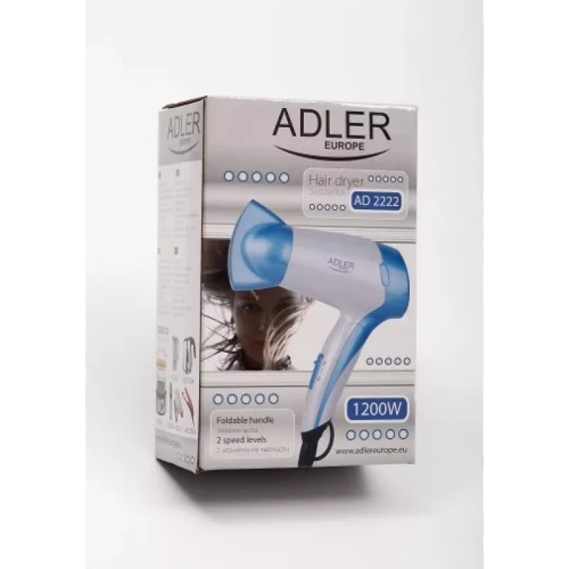Adler AD 2222 sinine, valge 1200 W