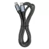 Qoltec kaabel USB 2.0 Type C USB 2.0 Type C 100W QC 3.0 PD 1m must