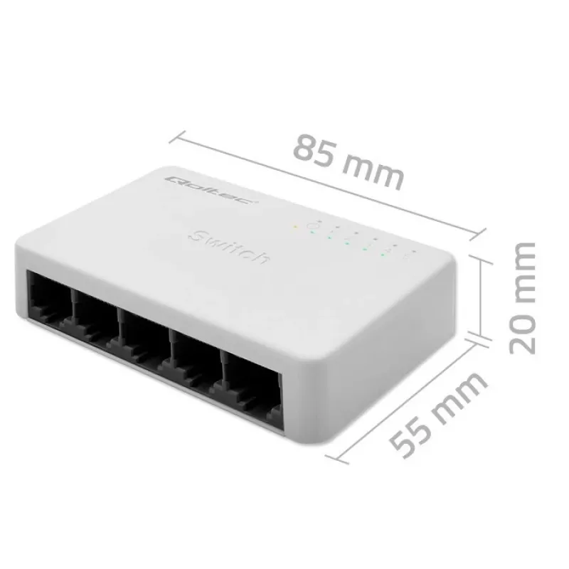 Võrgulüliti 5xRJ45 porti 100Mbps LAN
