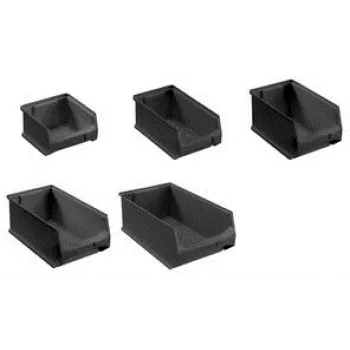 Hoiukast allit ProfiPlus GripBox 3 ESD must suurus 3 juhtiv