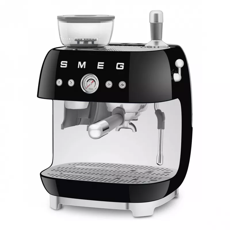 SMEG EGF03BLEU Espressomasin. Kaffeevollautomat 50s stiilis. must