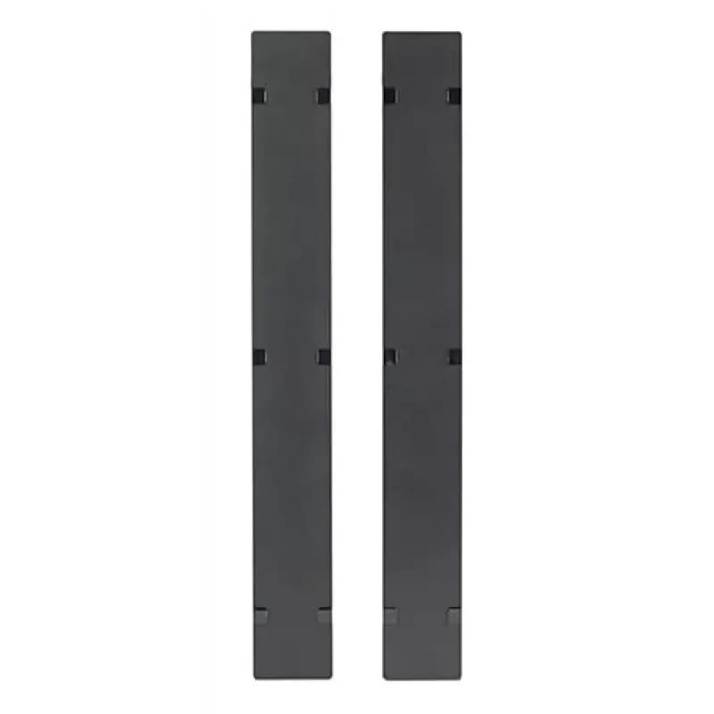 APC NetShelter kaablihaldus, vertikaalne kaablihaldur, hingedega katted, NetShelter SX 750mm W 42U jaoks, 2 tk komplektis, 109 x 1778 x 13 mm