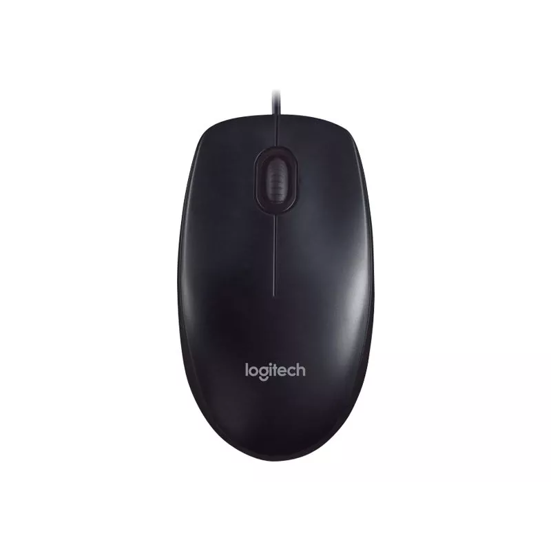 Logitech M90 juhtmega optiline kontorihiir — 1000 DPI, mõlemakäeline, USB Type-A, must