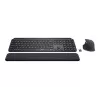 Logitech MX Keys combo for Business Gen 2 klaviatuur ja hiir komplektis kontor RF Wireless + Bluetooth AZERTY prantsuse grafiit
