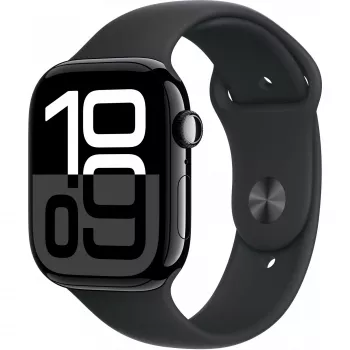 Apple Watch Series 10 alumiiniumkorpuse GPS + mobiilside 46 mm Diamond Must spordirihm must M/L