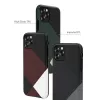Kaitsev telefonikott Devia Simple stiilis ruudustik iPhone 11 Pro jaoks, punane