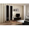 Cama TV-alus VIGO 140 30/140/40 valge/must läikiv