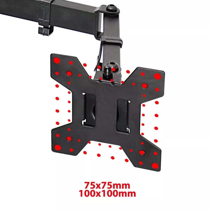 Esperanza ERW018 lauakinnitus kahe monitori jaoks 10-27'' kuni 8kg