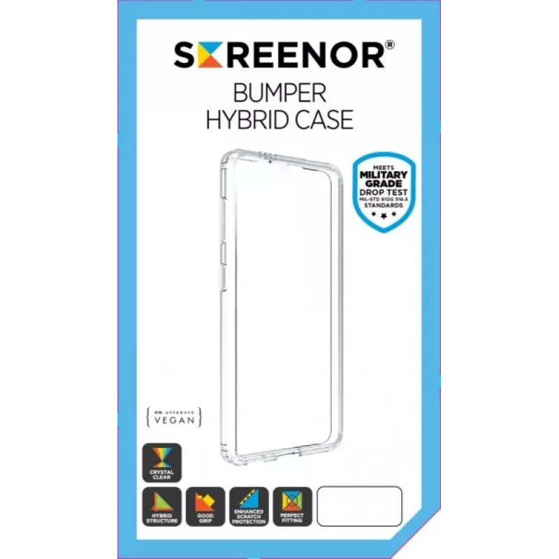 Mobiilikott SCREENOR BUMPER Läbipaistev iPhone 15 Pro Max (6.7 tolli) TPU