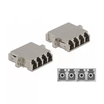 Optilise kiu adapter DeLOCK LC Quad emane - LC Quad emane, ühemoodiline