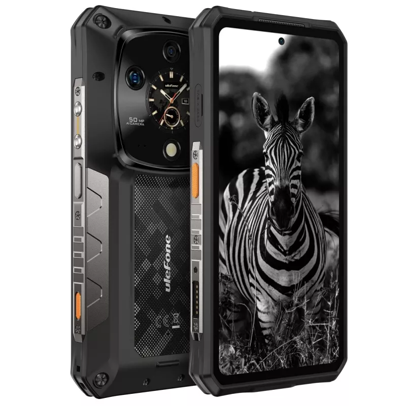 Töökindel nutitelefon UleFone Armor 28 Ultra 5G — 16 GB muutmälu, 1 TB salvestusruum, must