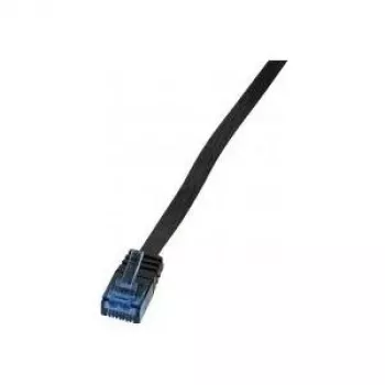 LogiLink - harukaabel - RJ-45 (M) RJ-45 (M) - 7.5 m - UTP - CAT 5e - vormitud - must (CP0138B)