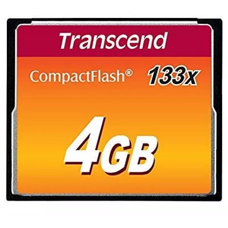 Välkmälu Transcend 4GB CompactFlash 133x TS4GCF133