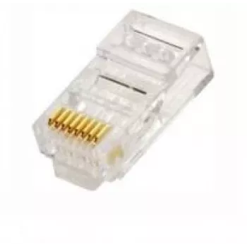 RJ45 konnektorid extra digital LYUS005 komplekt 100 tk, Etherneti kaablitele, ühilduvad Cat5e/Cat6-ga