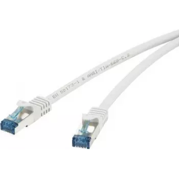 Võrgukaabel Renkforce RJ45 CAT 6a S/FTP 0,25 m Hall