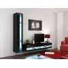 Cama riiul VIGO NEW 180/40/30 must/must läikiv