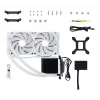 TRYX PANORAMA ARGB 240 protsessori vedelikjahutuskomplekt 12 cm valge 1 tk