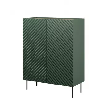 Riiul cama meble ONDA ONDA 98×45×127 cm roheline, põrandale asetatav seinakapp