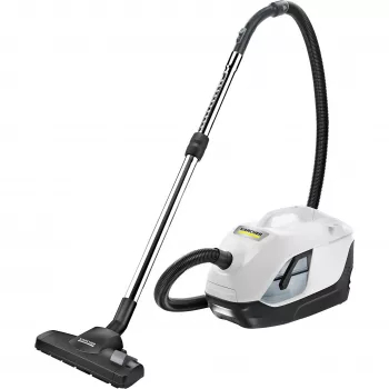 Silindertolmuimeja Karcher DS 6 — kuiv, 650 W, 2 L tolmumahtuvus, HEPA 13, 10,2 m tööraadius, teleskooptoru